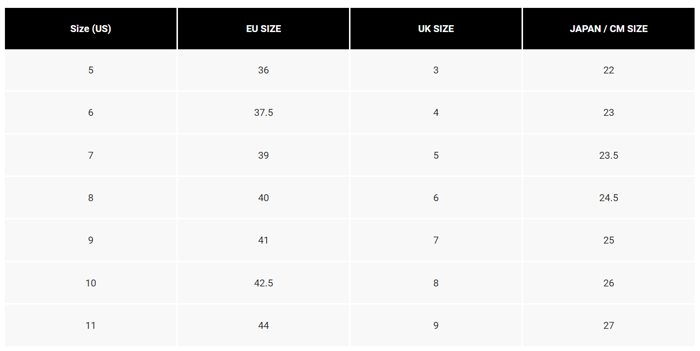Size guide